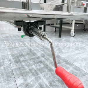 Giường inox 1 tay quay tại Đà Nẵng 1