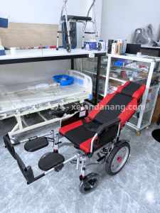 Xe lăn điện Jerry 1802X Đà Nẵng ngã nằm